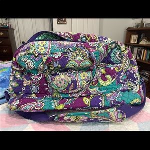 Vera Bradley Heather Paisley Weekender Duffel Bag